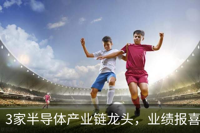 3家半导体产业链龙头，业绩报喜！